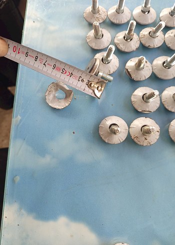 minik ayarlı metal ufak ayaklar 20 adet - Görsel 3