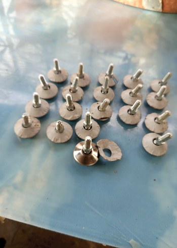 minik ayarlı metal ufak ayaklar 20 adet - Görsel 4