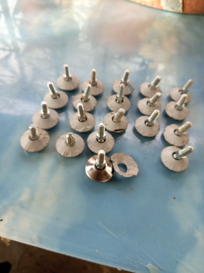 minik ayarlı metal ufak ayaklar 20 adet - Görsel 4