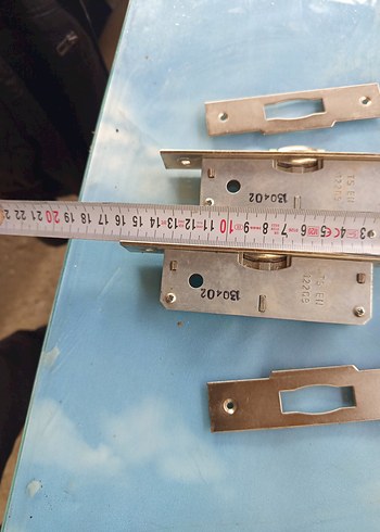 Bej Parlak Kapı Kilit Karşılığı Seti - Görsel 4