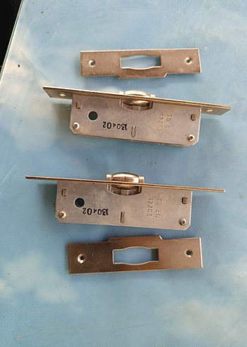 Bej Parlak Kapı Kilit Karşılığı Seti - Görsel 2