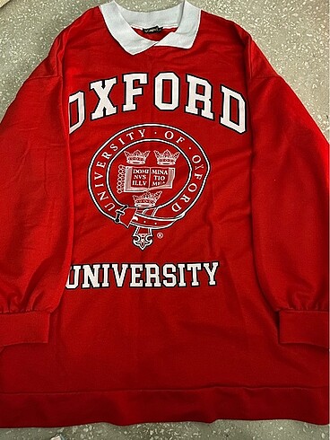 Kırmızı oxford sweat tunik