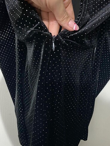 xs Beden siyah Renk Berskha party dress