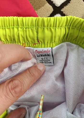 Erkek Çocuk Kırmızı Deniz Şortu - Görsel 4