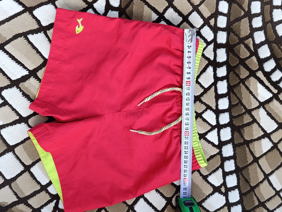 Erkek Çocuk Kırmızı Deniz Şortu - Görsel 2