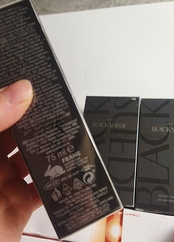 Avon black suede 