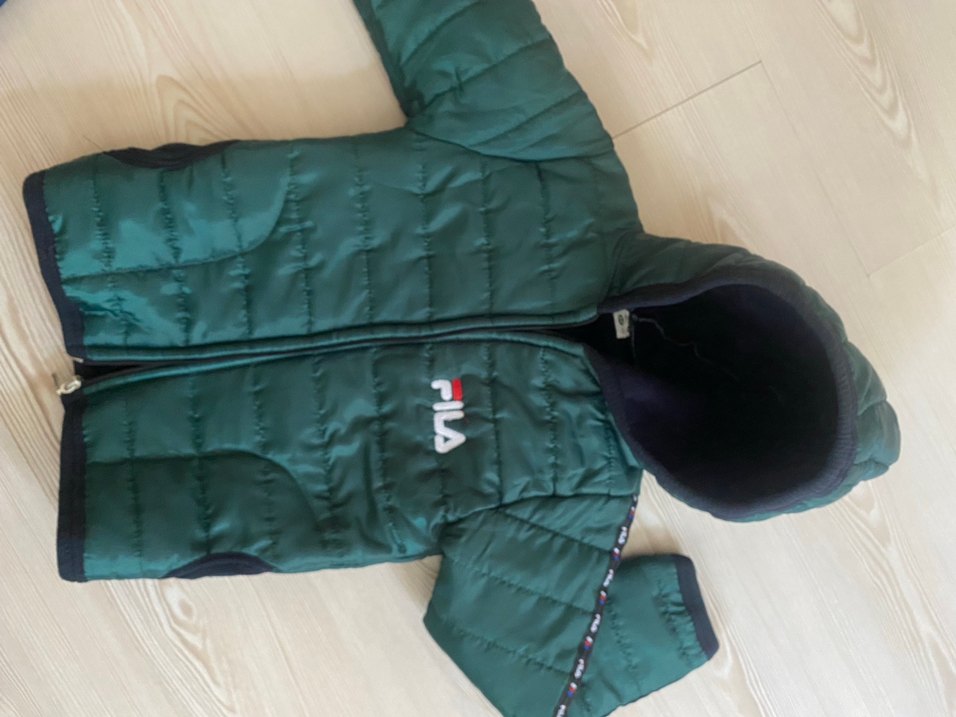 FILA Erkek Çocuk Yeşil Fermuarlı Mont - Görsel 2