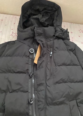 Siyah erkek Kışlık Mont - Görsel 5