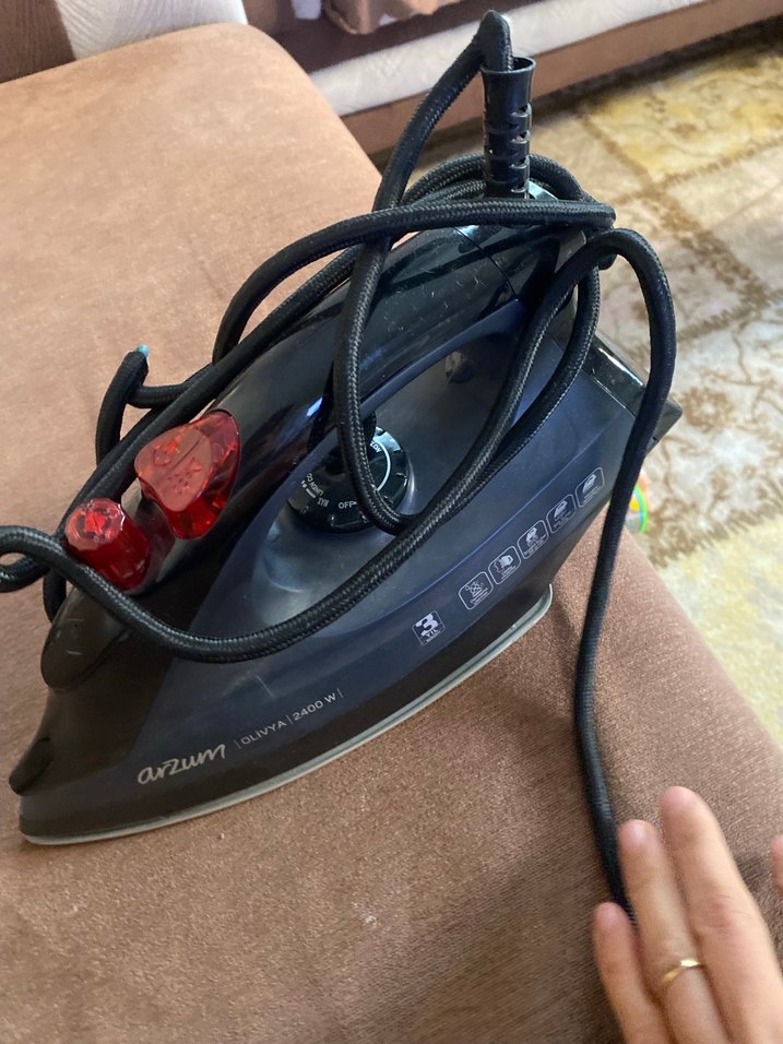 2400 W Siyah Arzum Ütü - Görsel 5