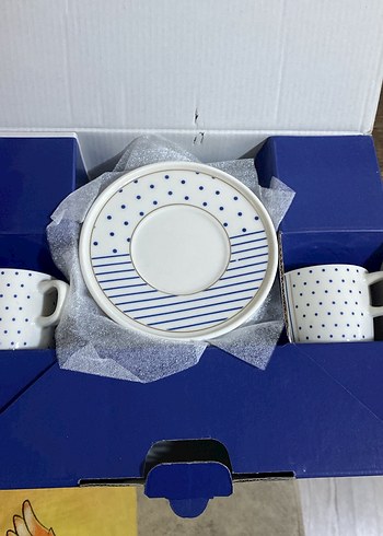 Güral Porselen Mental 6'lı Kahve Takımı - Görsel 2