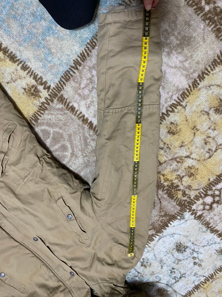 Kürklü Bej Kadın Kışlık Mont - Görsel 3