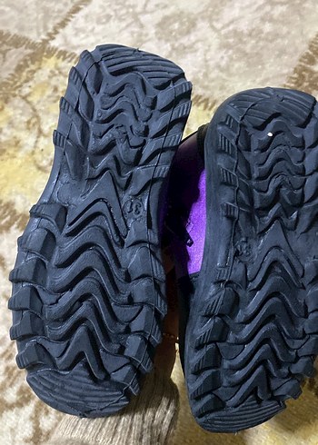 Mor Çocuk Bağcıklı ve Cırtlı Bot - Görsel 2