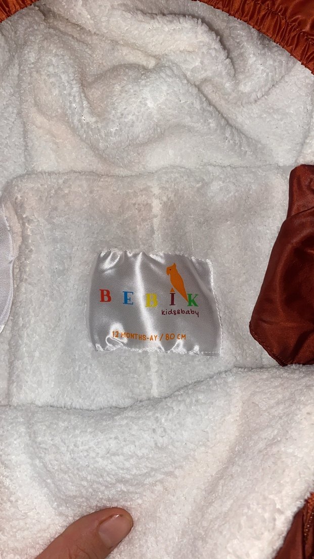 Kahverengi Kürklü Bebek Tulumu - Görsel 2