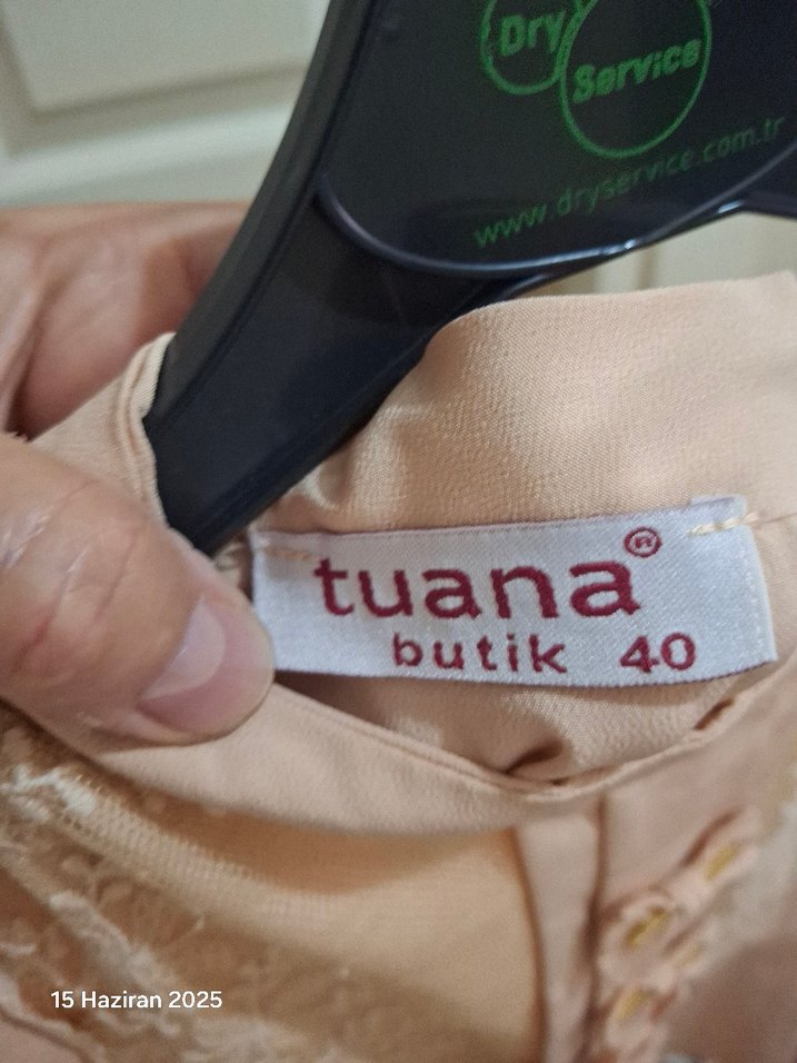 Camel Renkli Bohem Düğmeli  Bluz - Görsel 4