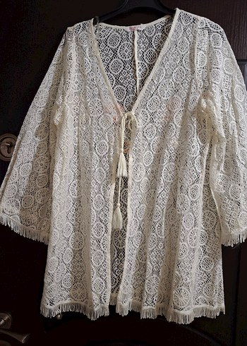 penti Uzun Kollu Nakışlı Bohem Kadın Sabahlık - Görsel 2