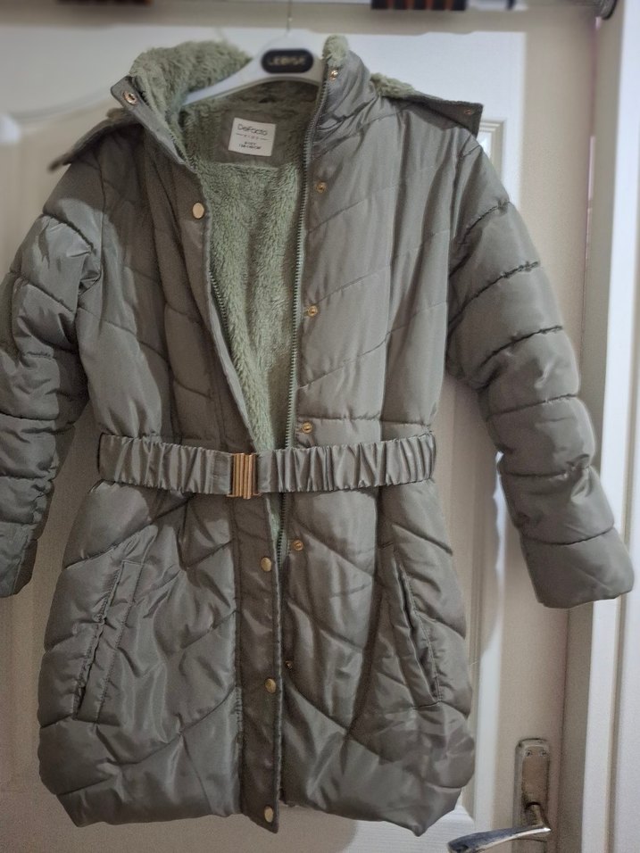 Gri Kemerli Uzun Montu - Görsel 2