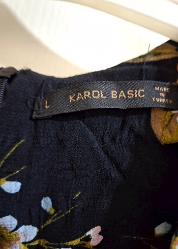 Zara Çiçek Desenli Siyah Bohem Hamile Tunik