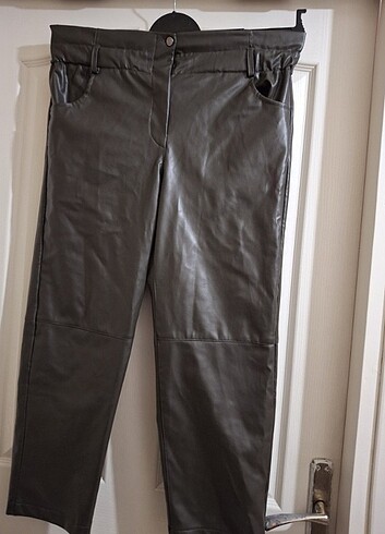 Deri pantolon 44 46 beden uyumlu - Görsel 4