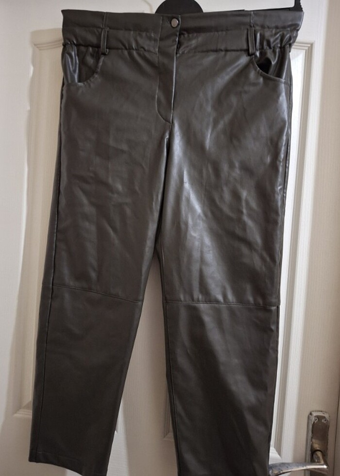 Deri pantolon 44 46 beden uyumlu - Görsel 3