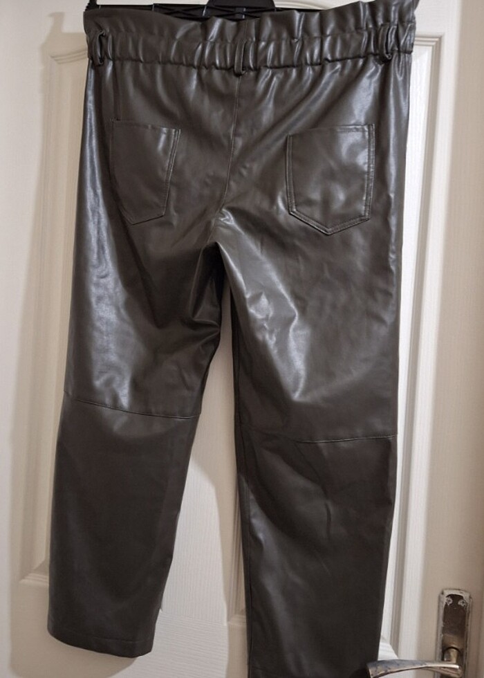 Deri pantolon 44 46 beden uyumlu - Görsel 5