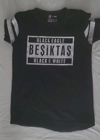 Erkek BJK Baskılı Kısa Kollu Tişört