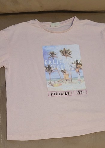 LC Waikiki Kız Çocuk Pembe Baskılı Tişört