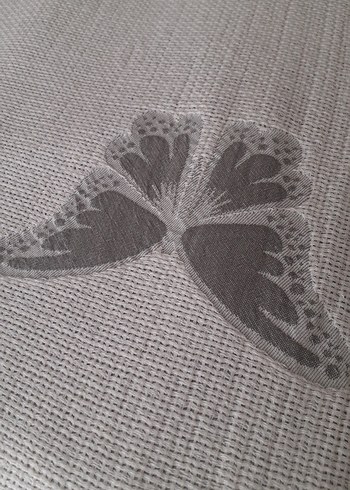 Gri Baskılı Yatak Örtüsü (pike) - Görsel 2