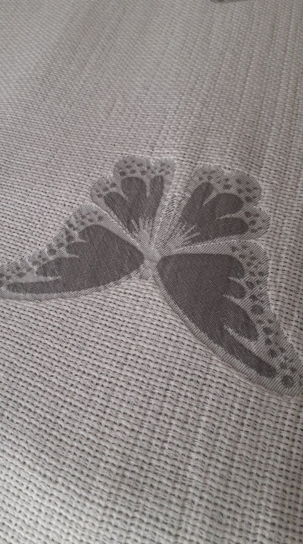 Gri Baskılı Yatak Örtüsü (pike) - Görsel 2