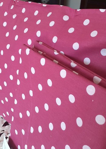 ÇIFT KIŞILIK Pembe Puantiyeli Pamuklu Nevresim Takımı - Görsel 6