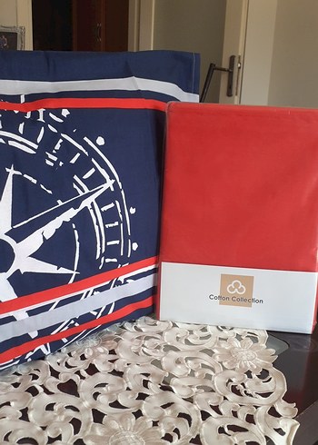 ÇIFT KIŞILIK Kırmızı Parlak Baskılı çarşaf Takımı - Görsel 5