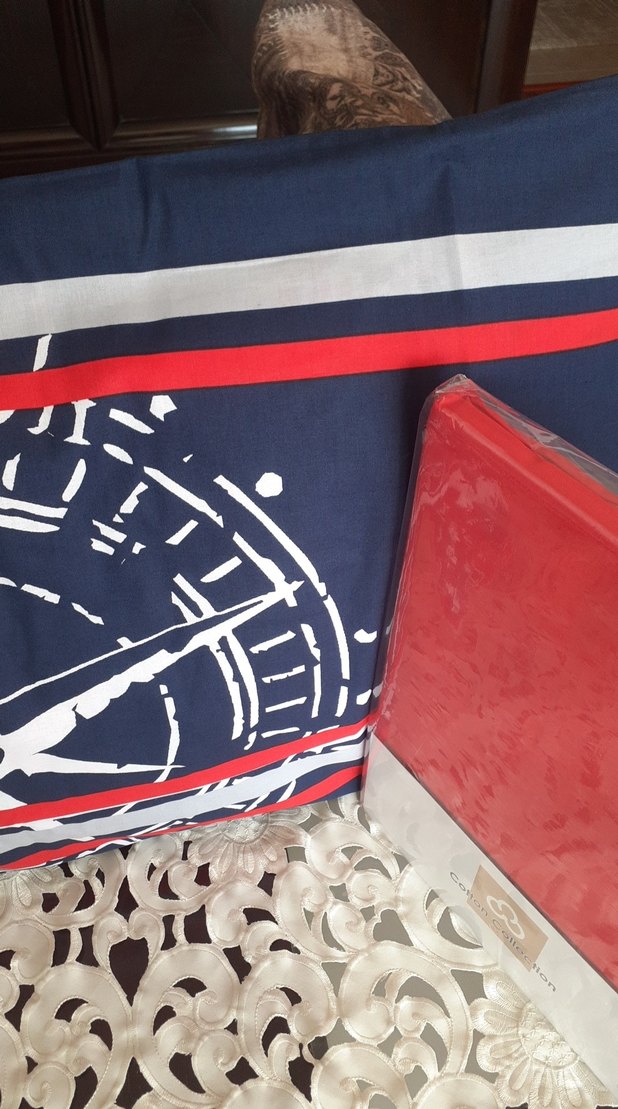 ÇIFT KIŞILIK Kırmızı Parlak Baskılı çarşaf Takımı - Görsel 3