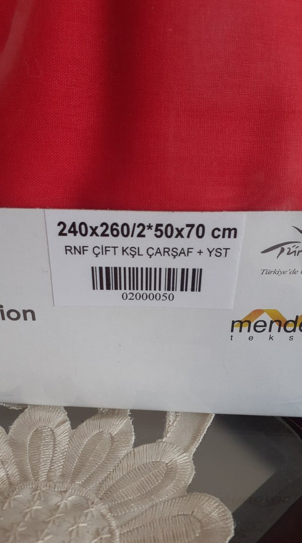 ÇIFT KIŞILIK Kırmızı Parlak Baskılı çarşaf Takımı - Görsel 4