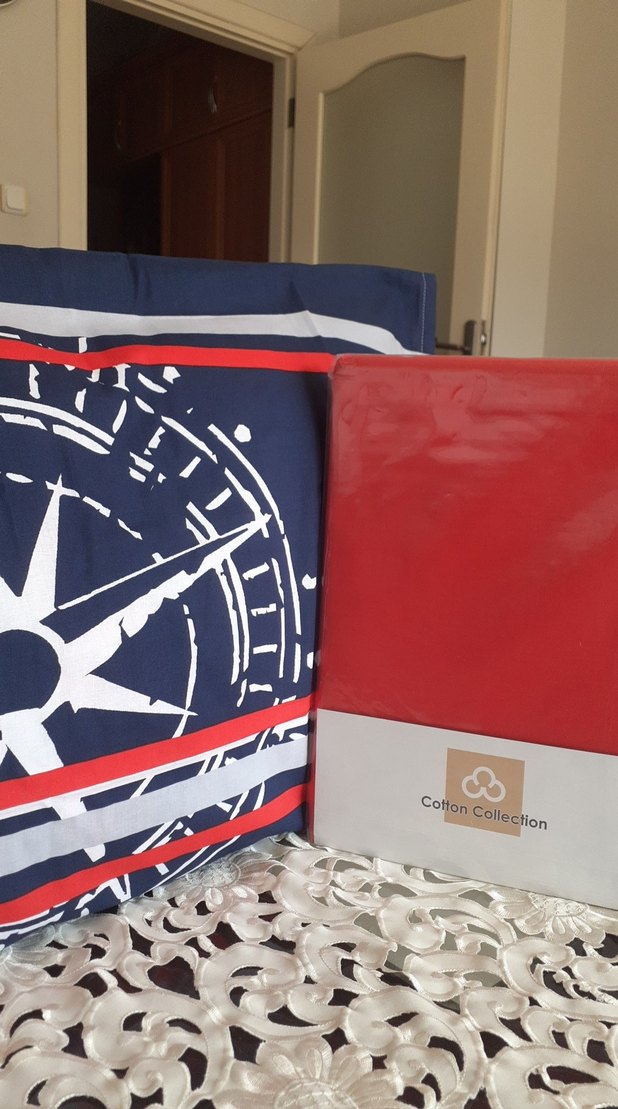 ÇIFT KIŞILIK Kırmızı Parlak Baskılı çarşaf Takımı - Görsel 2