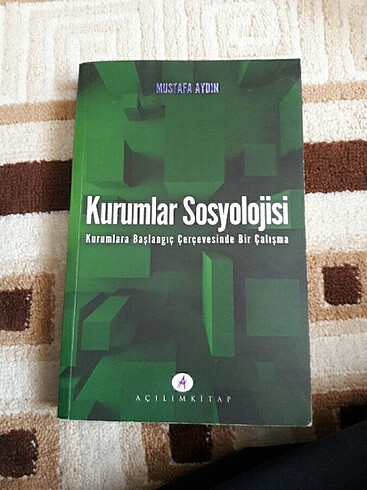 Kurumlar sosyolojisi mustafa aydın 