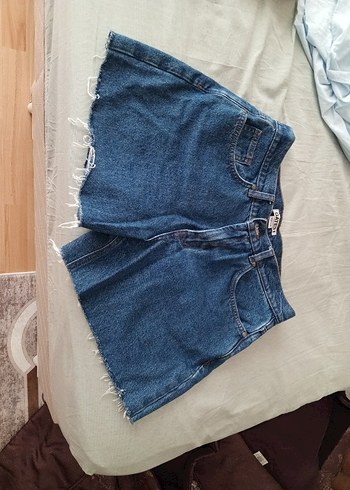 Gant Kadın Mavi Denim Mini Şort