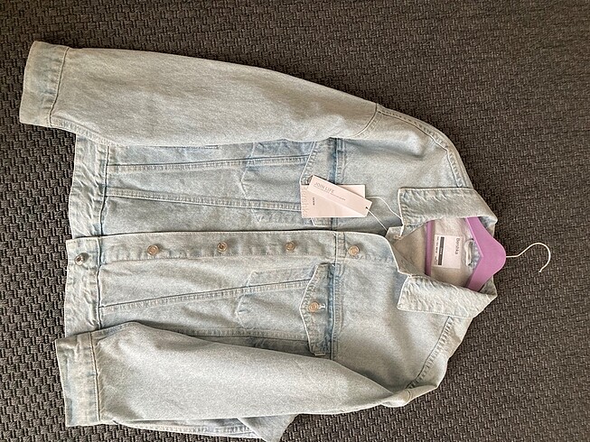 BERSHKA oversize denim jacket