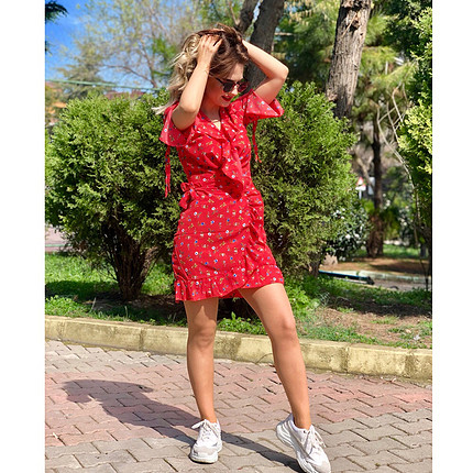 Zara Çıtır çiçek elbise