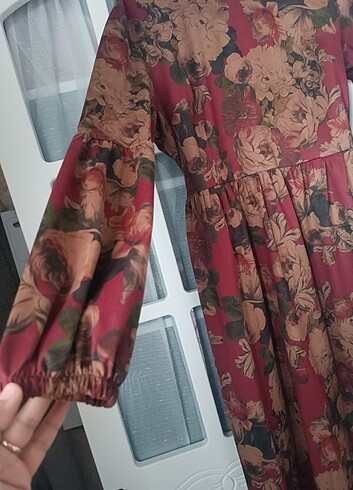 Tesettür uzun elbise - Görsel 6