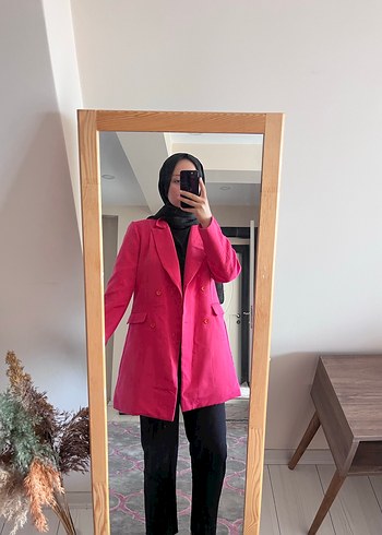 40 Beden pembe Renk Pembe blazer çeket