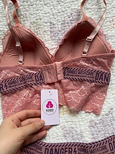 38 Beden Bralet Takım