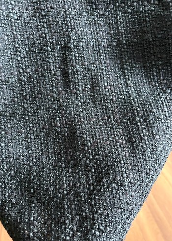 Düğme detaylı Siyah Mini Kadın Bluz - Görsel 5