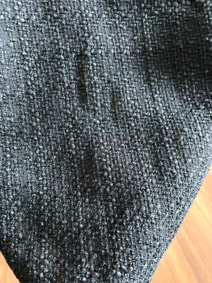 Düğme detaylı Siyah Mini Kadın Bluz - Görsel 5