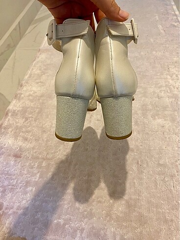 Beyaz gelinlik ayakkabısı - Görsel 10