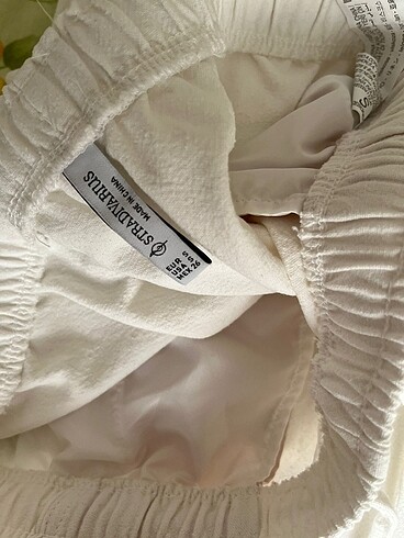 s Beden beyaz Renk Stradivarius pantolon