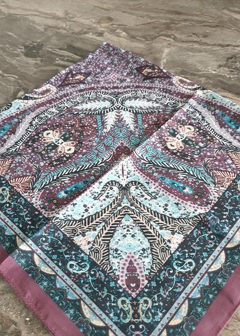 Bohem Çok Renkli Kadın soft esarp - Görsel 2