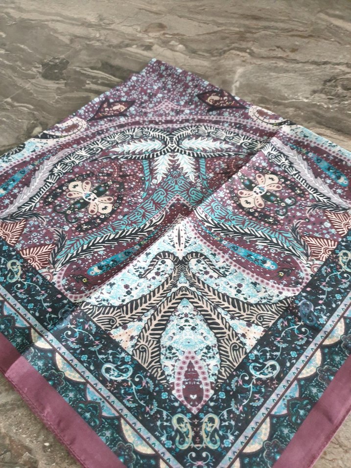 Bohem Çok Renkli Kadın soft esarp - Görsel 2