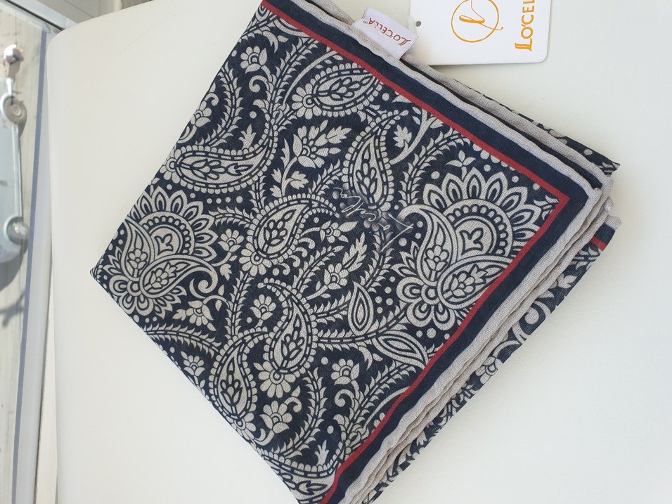 Bohem Gri Desenli Kadın Örtüsü - Görsel 3