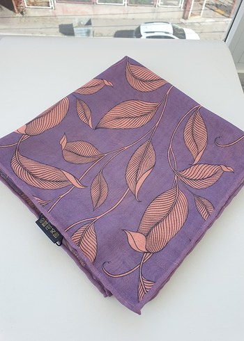 Bohem Tarz Mor Desenli Kadın Fular - Görsel 2