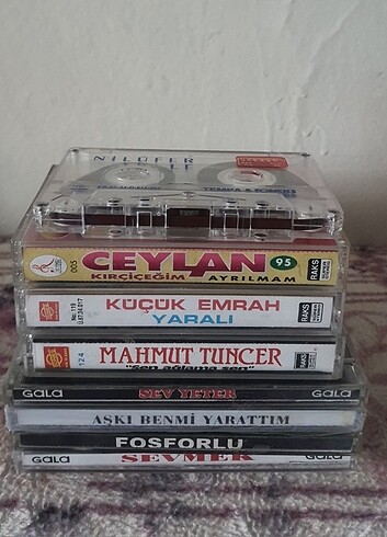 Muzikal filmler vcd ve kaset lot