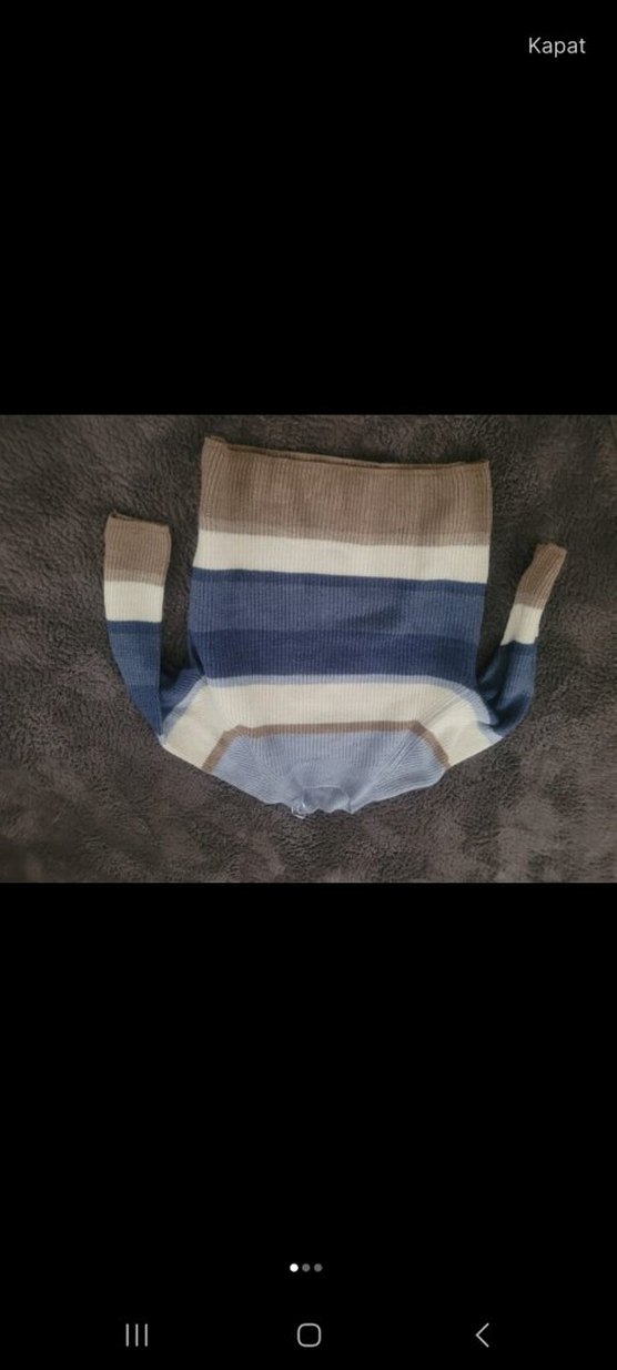 Çok Renkli Triko Boğazlı Kadın Kazak - Görsel 2